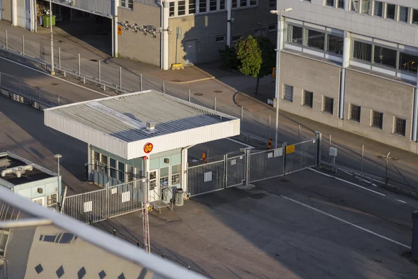 Checkpoint road transport — Stock Photo, Image