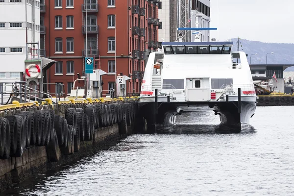 Passagier catamaran — Stockfoto