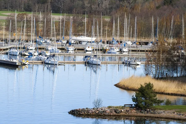 Parkplatz für Yachten — Stockfoto