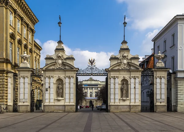 Poorten van Universiteit van Warschau — Stockfoto