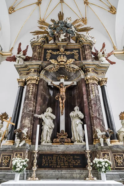 Altar der Trinitatis kirke — Stockfoto