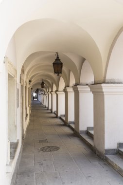 Arcade merkezi kare eski evde
