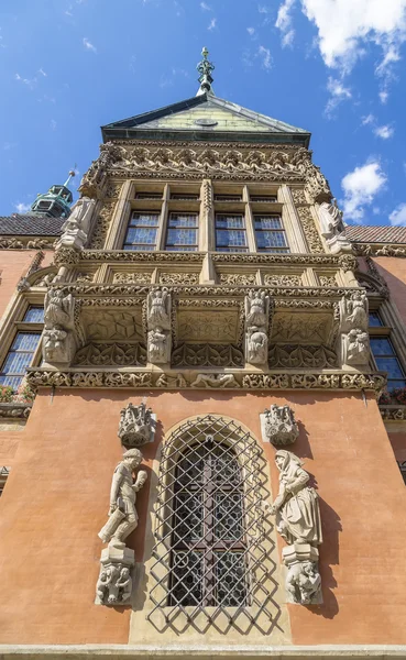 Facade of the historic town hall — Stock Photo, Image