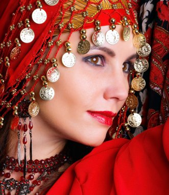 Gipsy dansçı portre