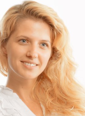 Güzel kadın yüzü