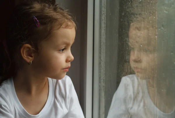 Adorable toddler girl — Stock Photo, Image