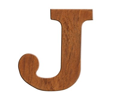 alfabe, ahşaptan yapılmış izole beyaz zemin üzerine.