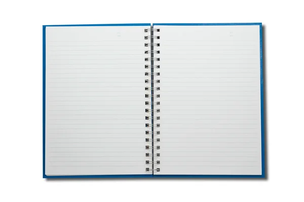 Blank Notebook откроет два лица — стоковое фото