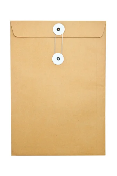 Kağıt Zarfı beyaz arkaplanda izole edildi