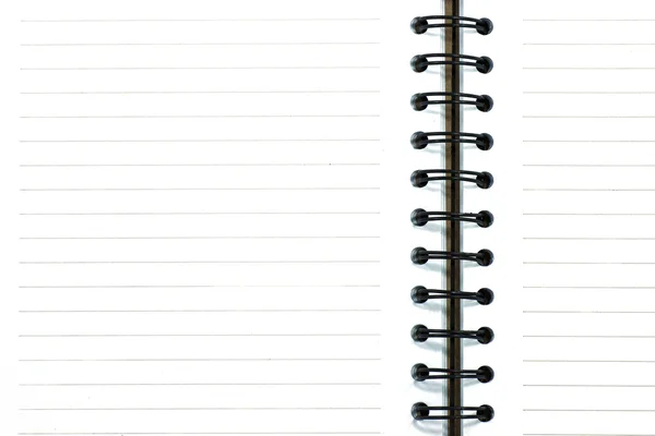 De blanco van notebook — Stockfoto