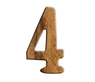 alfabe, ahşaptan yapılmış izole beyaz zemin üzerine.