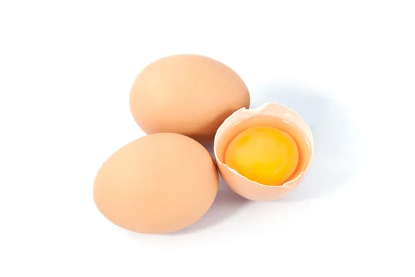 Краш-яйце ізольовано на білому тлі — стокове фото