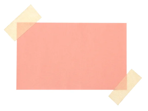 Închiderea unei note de hârtie pe fundal alb — Fotografie, imagine de stoc