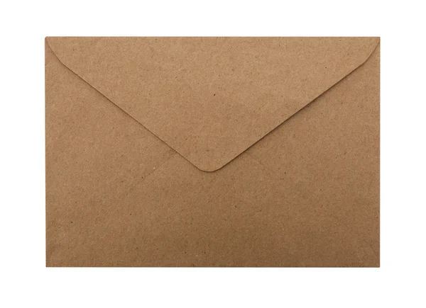 Kağıt Zarfı beyaz arkaplanda izole edildi