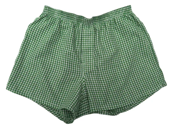 Ein Paar Boxershort isoliert auf weißem Hintergrund — Stockfoto