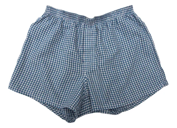 Ein Paar Boxershort isoliert auf weißem Hintergrund — Stockfoto