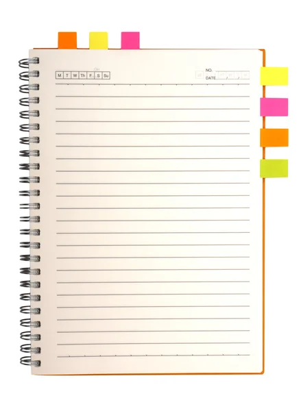 Blank notebook — Stock Photo, Image