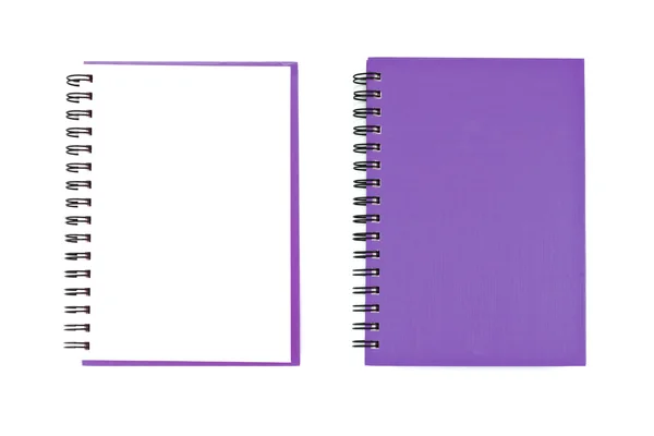 NoteBook vuoto aprire due facce — Foto Stock