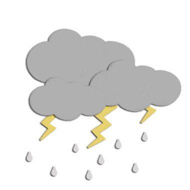 kömür kağıt üzerine pastel tarafından çizim hava durumu