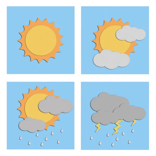 Meteo disegno a pastello su carta carbone — Foto Stock