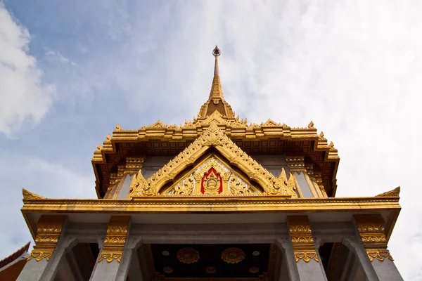 Telhado templo tailandês — Fotografia de Stock