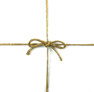 Beyaz bir yay dize bağladılar