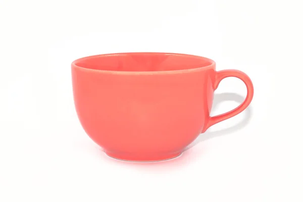 Tasse auf weißem Hintergrund — Stockfoto