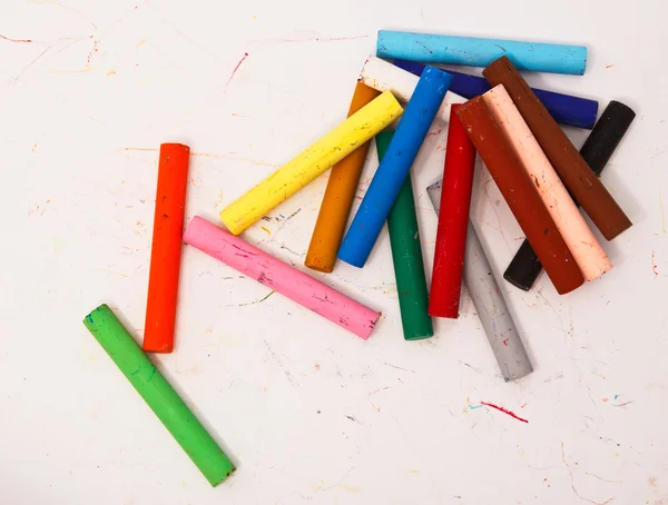 Kleurrijke pastel stokken — Stockfoto