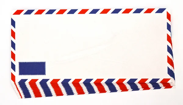 Envelope by air mail isolated — Stock Photo, Image