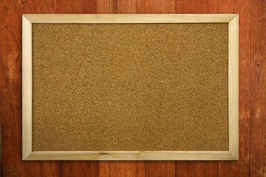 ahşap boş Not cork board