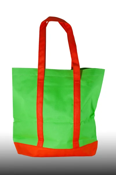 緑、オレンジ、ショッピング バッグ — ストック写真