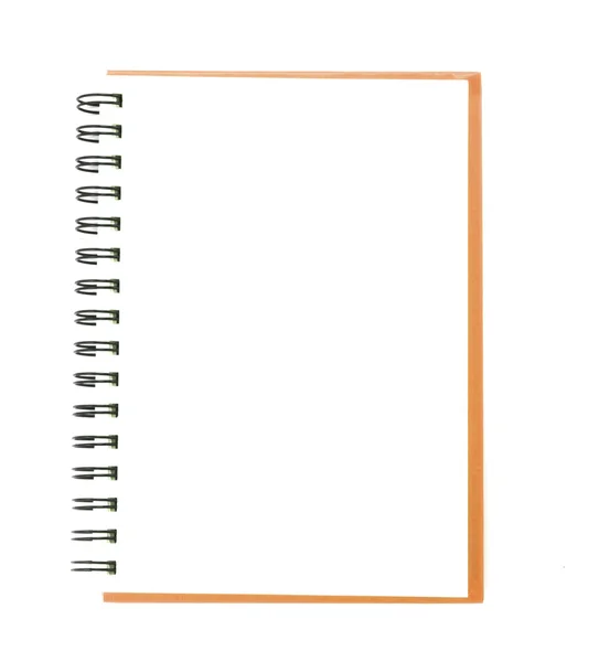 Isolated notebook on white. — Stock Photo, Image