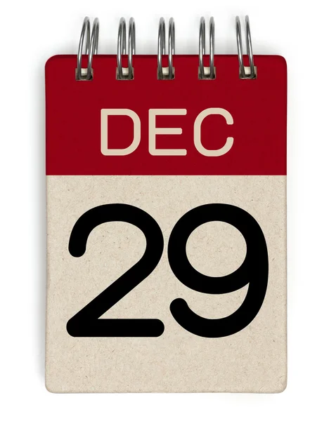 Dec calendario — Foto Stock