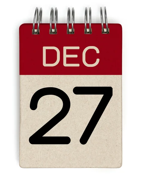 Dec calendar — Stock Photo, Image