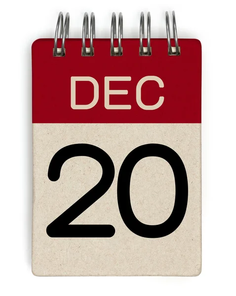 Dec calendar — Stock Photo, Image