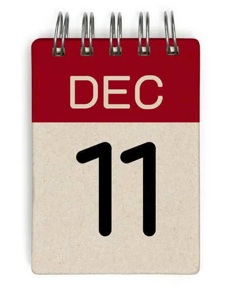 Dec calendar — Stock Photo, Image