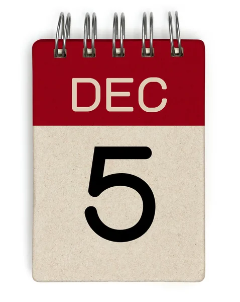 Dec kalender — Stockfoto