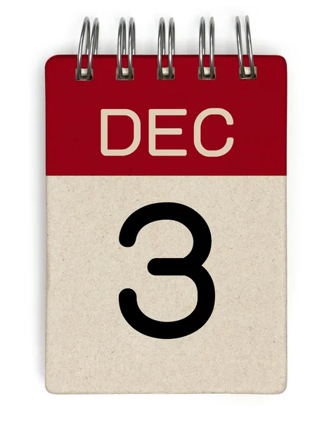 Dezemberkalender — Stockfoto