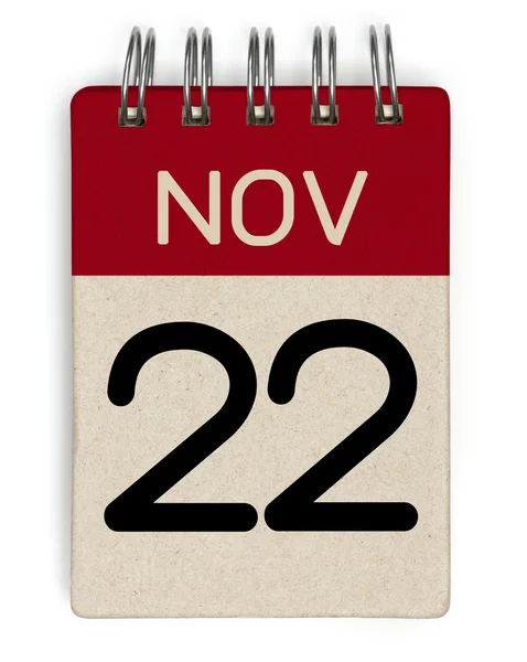 November-Kalender — Stockfoto