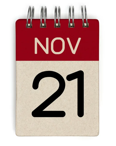 Nov kalender — Stockfoto