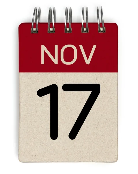 Ημερολόγιο Νοεμβρίου — Φωτογραφία Αρχείου