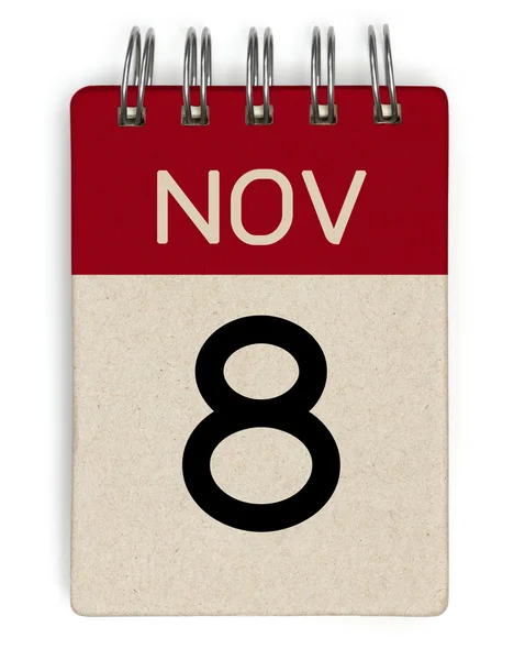 November-Kalender — Stockfoto