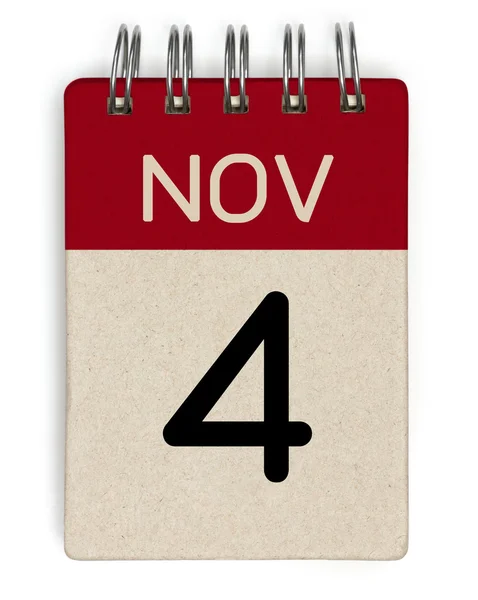 Listopadu kalendář — Stock fotografie