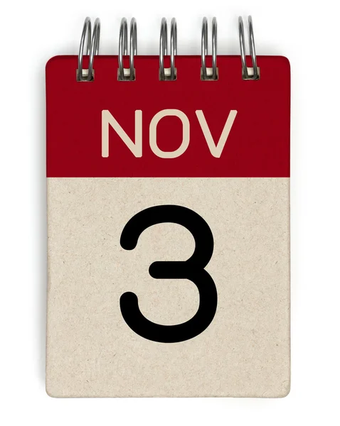 Nov calendar — Stock Photo, Image