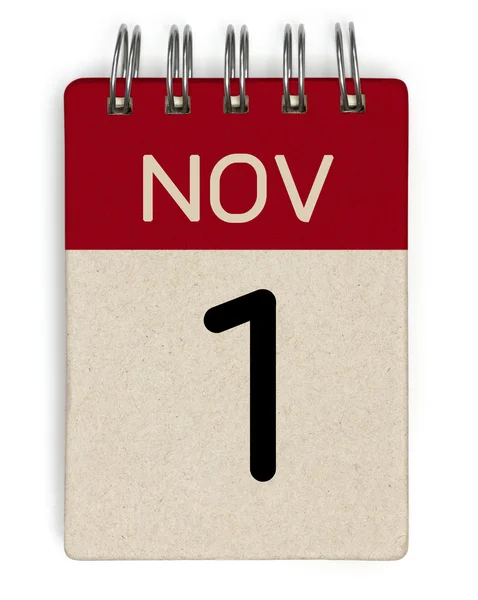 Nov kalender — Stockfoto