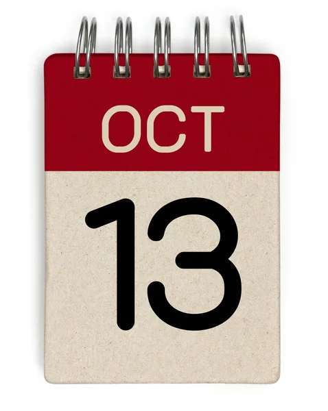 Oct calendar — Stock Photo, Image