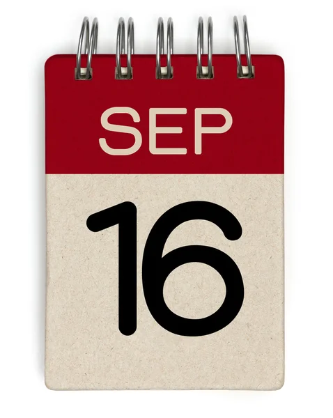 Sep calendar — Stock Photo, Image