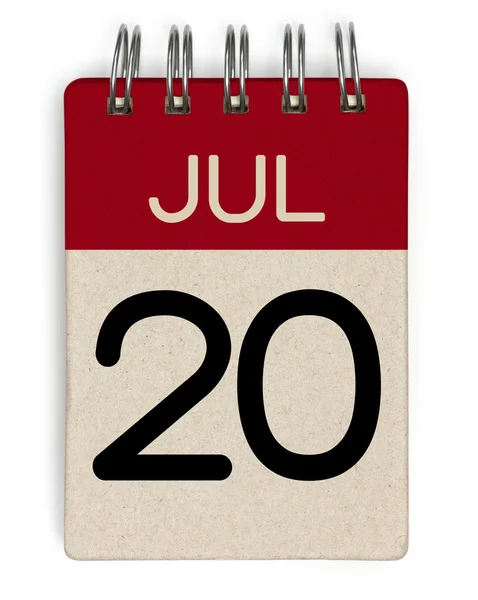 July calendar — Stock Photo, Image