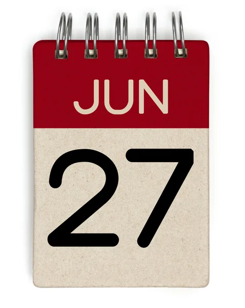 Jun calendar — Stock Photo, Image