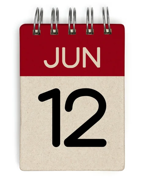 Calendario jun —  Fotos de Stock